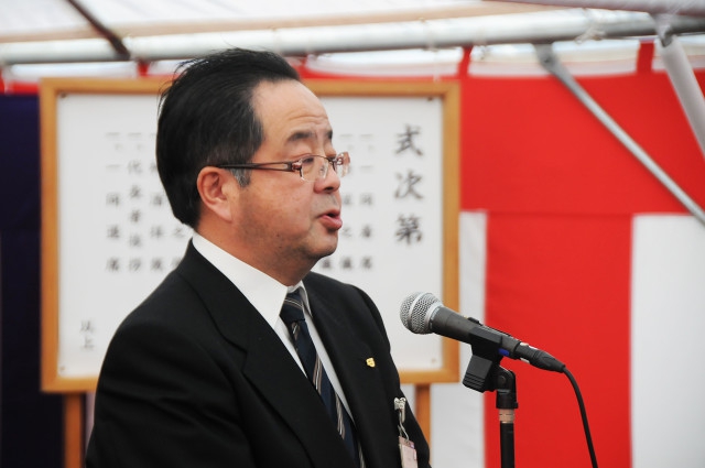 服部茅ヶ崎市長による挨拶